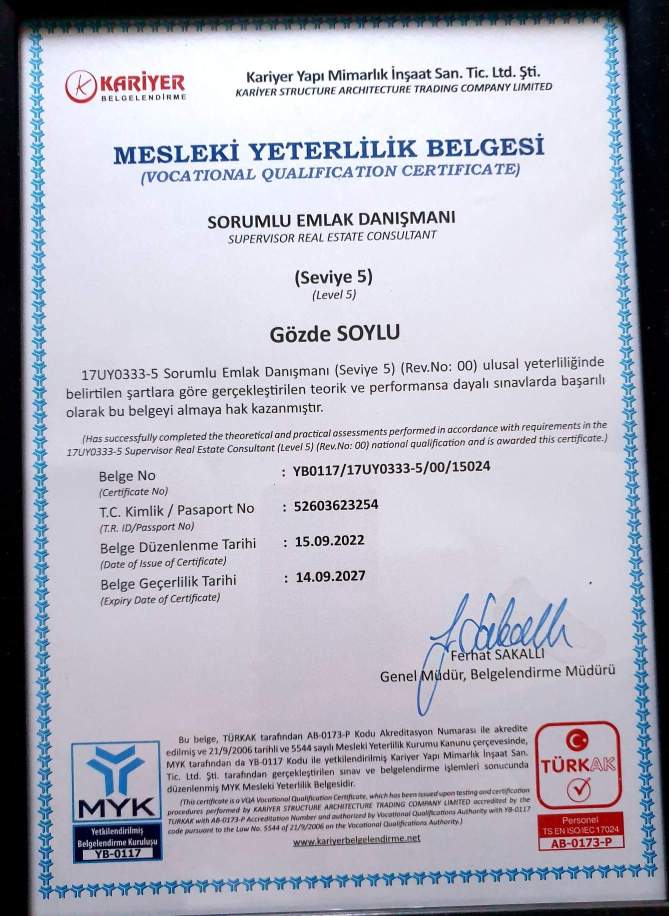 meslek yeterlilik